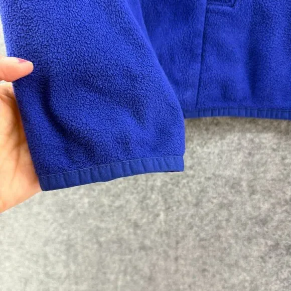 The North Face Jacket Teen Boy L 14/16 Full Zip Hooded Sweatshirt Blue Warm - Picture 7 of 10